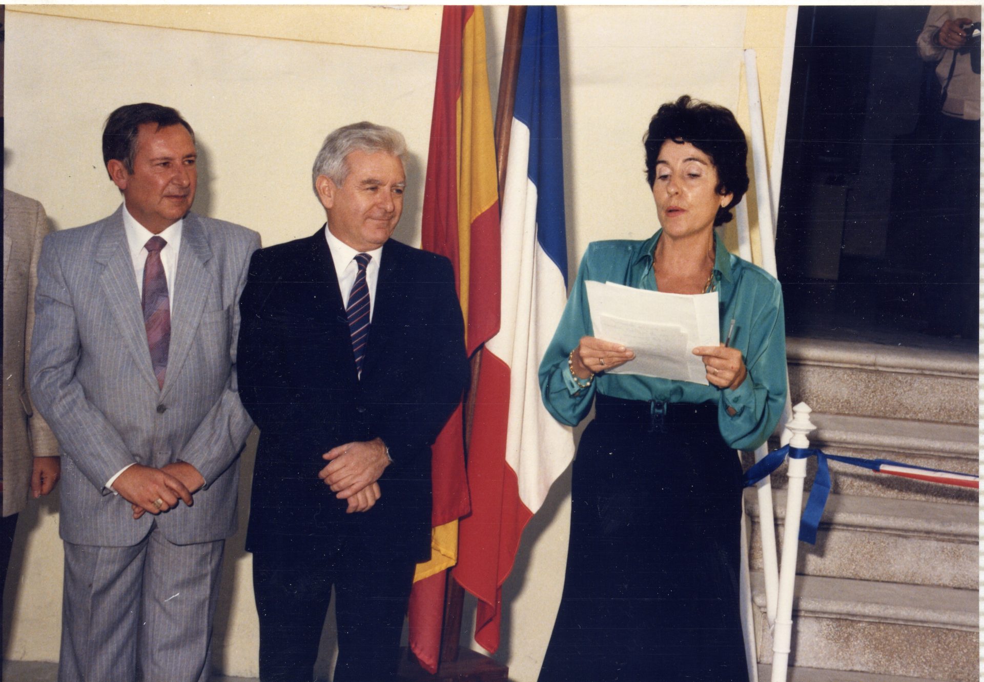 1ª directora NICOLE FERNANDEZ -Inauguracion Tafira - 1986
