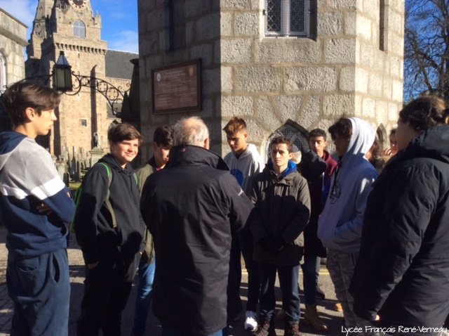 Visita a Aberdeen en el marco del viaje pedagógico a Escocia de los alumnos de 3º de la ESO