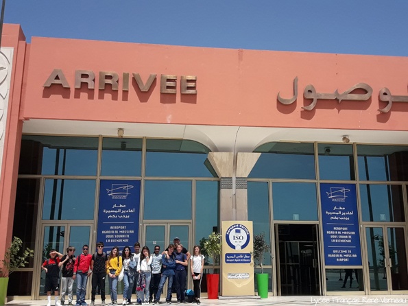 Intercambio escolar deportivo cultural entre los Liceos franceses de Agadir y de Gran Canaria