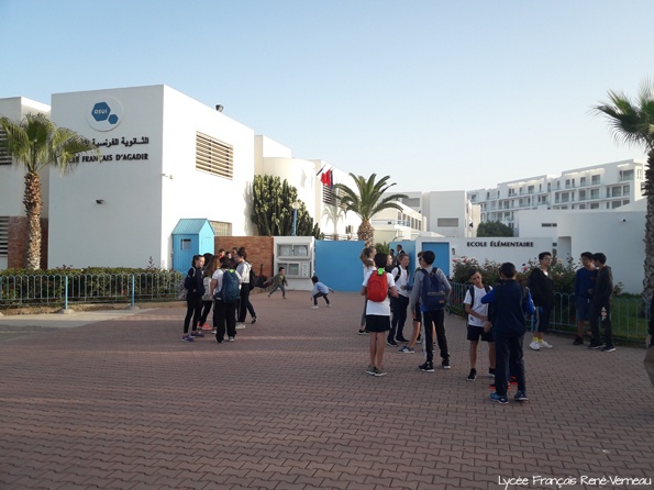 Intercambio escolar deportivo cultural entre los Liceos franceses de Agadir y de Gran Canaria