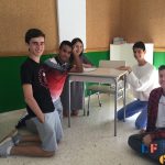 Bienvenue de la classe de 4ème B à nos cinq visiteurs américains