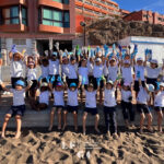 Los alumnos del Liceo Francés de Gran Canaria se unen al `World Clean Up Day´ limpiando las playas de Telde 