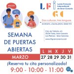 ¡Ven a conocernos! Semana de puertas abiertas en el Liceo Francés Internacional de Gran Canaria